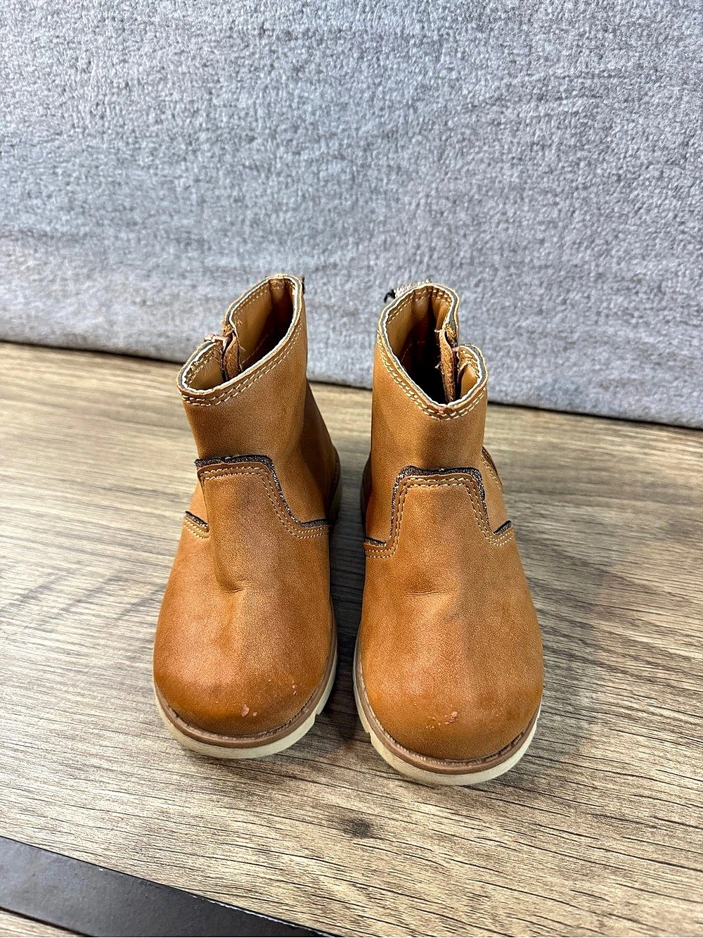 OshKosh B'gosh Girls US 6 Brown & Gray Ankle Boots